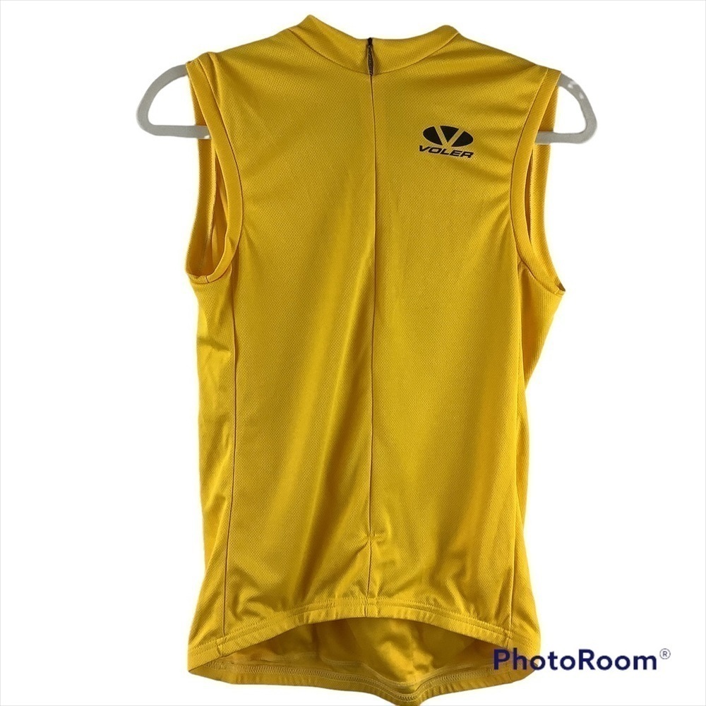 Voler Yellow Sleeveless Cycling Jersey